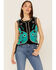 Double D Ranch Women's Roping The Wind Vest, Black, hi-res