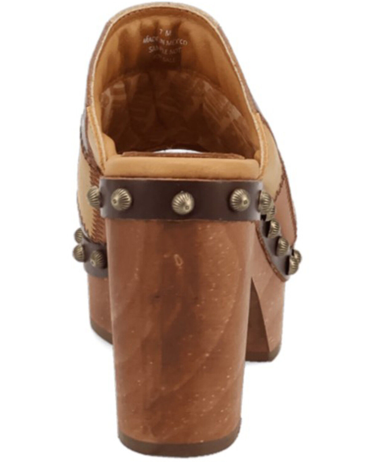 Image #5 - Dingo Women's Mosaic Wooden Sandals, Multi, hi-res