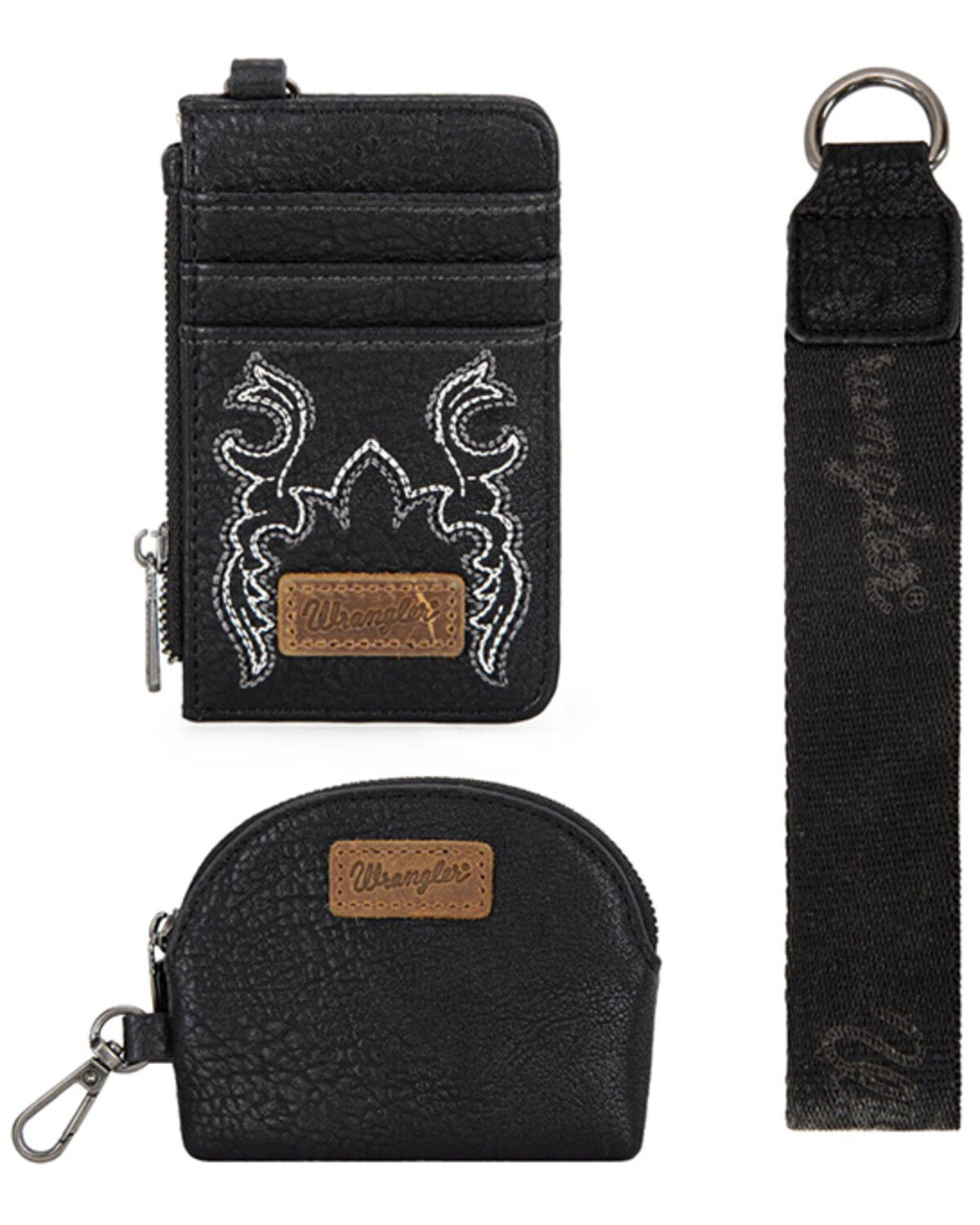Wrangler Women's Jessie Tooled Wristlet Wallet