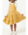 Image #1 - Hayden Girls' Tiered Overall Dress, Mustard, hi-res
