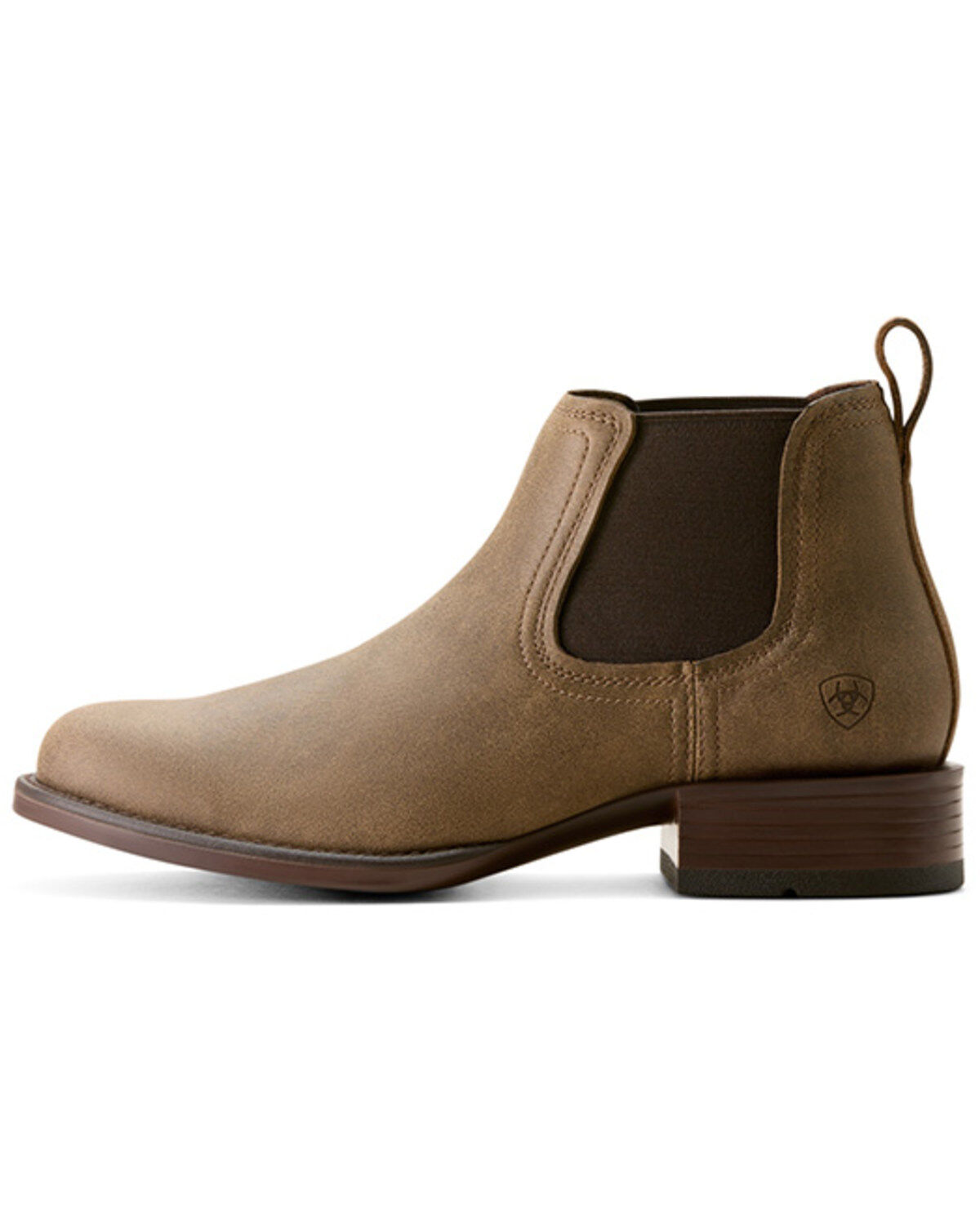 Image #2 - Ariat Men's Booker Ultra Chelsea Boots - Round Toe, Brown, hi-res