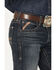 Image #2 - Ariat Men's M5 Bart Keith Dark Wash Mid Rise Straight Rigid Denim Jeans, Dark Wash, hi-res