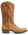 Image #2 - Dan Post Men's Exotic Caiman Makara Tall Western Boots - Round Toe, Brown, hi-res