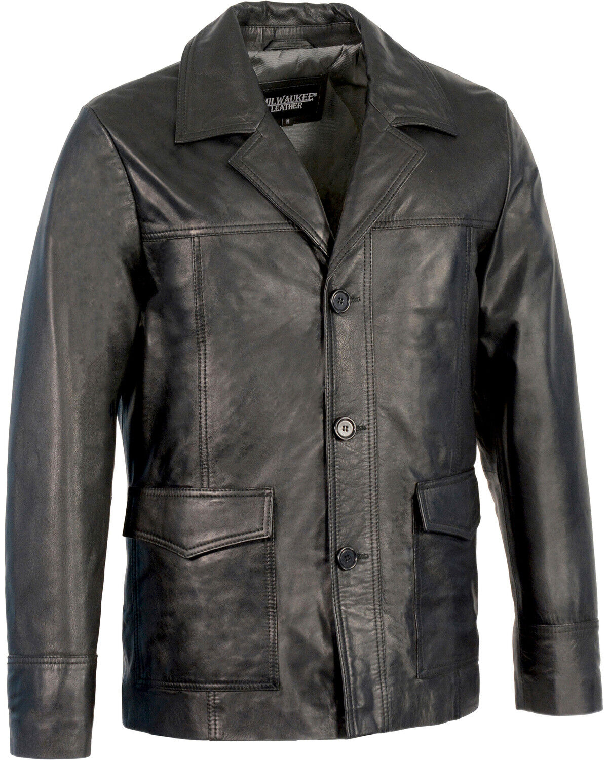 Milwaukee Leather Men's Car Coat Jacket