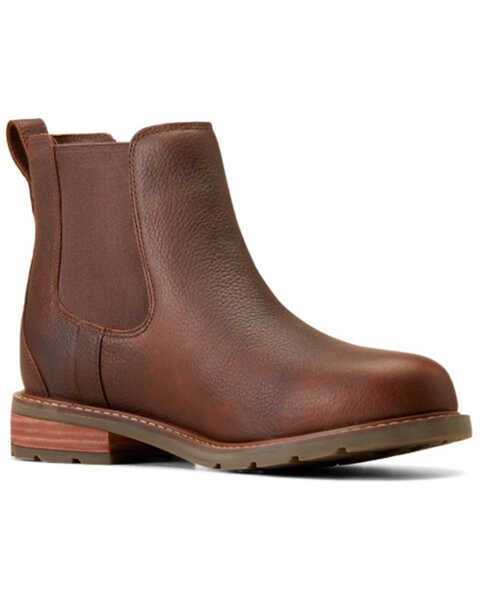 Image #1 - Ariat Men's Wexford Waterproof Chelsea Boots - Medium Toe , Brown, hi-res