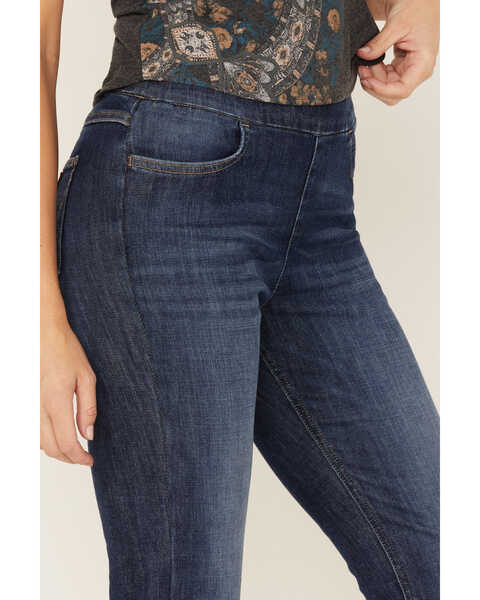 Image #2 - Wrangler Retro Women's Medium Wash High Rise Pull On Norah Bootcut Jeans, Blue, hi-res