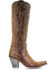 Image #3 - Corral Women's Tan Tall Full Python Zipper Western Boots - Snip Toe, , hi-res