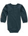 Image #2 - Carhartt Infant Girls' Fall Veggie Long Sleeve Onesie, Teal, hi-res