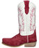Image #3 - Smoky Mountain Girls' Whichita Western Boots - Snip Toe, Red, hi-res