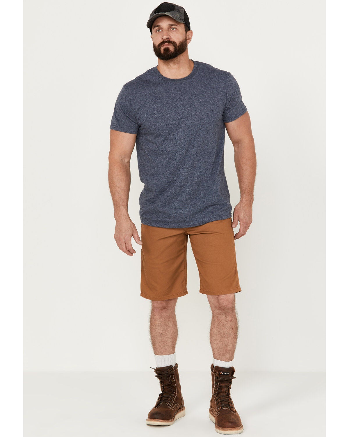 Dickies Men's 11" Duck Carpenter Work Shorts, Brown, hi-res