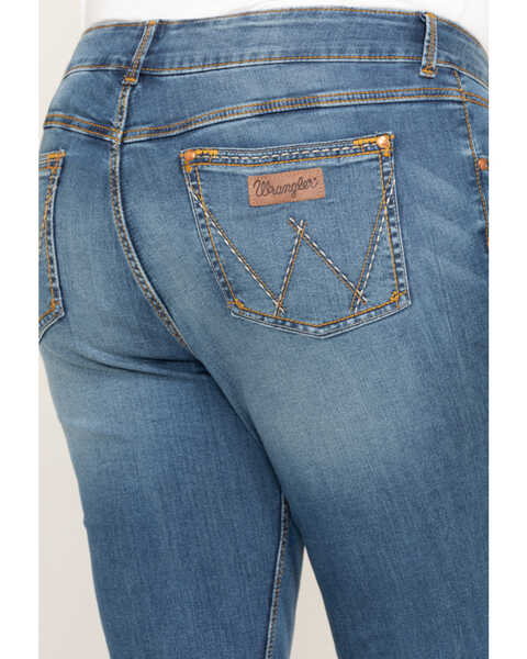 Image #4 - Wrangler Retro Women's Mae Mid Rise Jeans - Plus, , hi-res