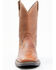 Brothers & Sons Men's Lite Western Performance Boots - Broad Square Toe, Brown, hi-res