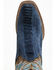 Image #6 - Dan Post Men's 11" Exotic Ostrich Leg Western Boots - Square Toe, Blue, hi-res