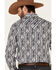 Image #5 - Rock & Roll Denim Men's Southwestern Striped Long Sleeve Snap Western Shirt, Black, hi-res
