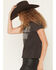 Image #2 - Idyllwind Women's Smoke Show Rhinestone Short Sleeve Baby Tee, Black, hi-res