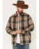 Ariat Men's Heston Shirt Flannel Jacket, Tan, hi-res