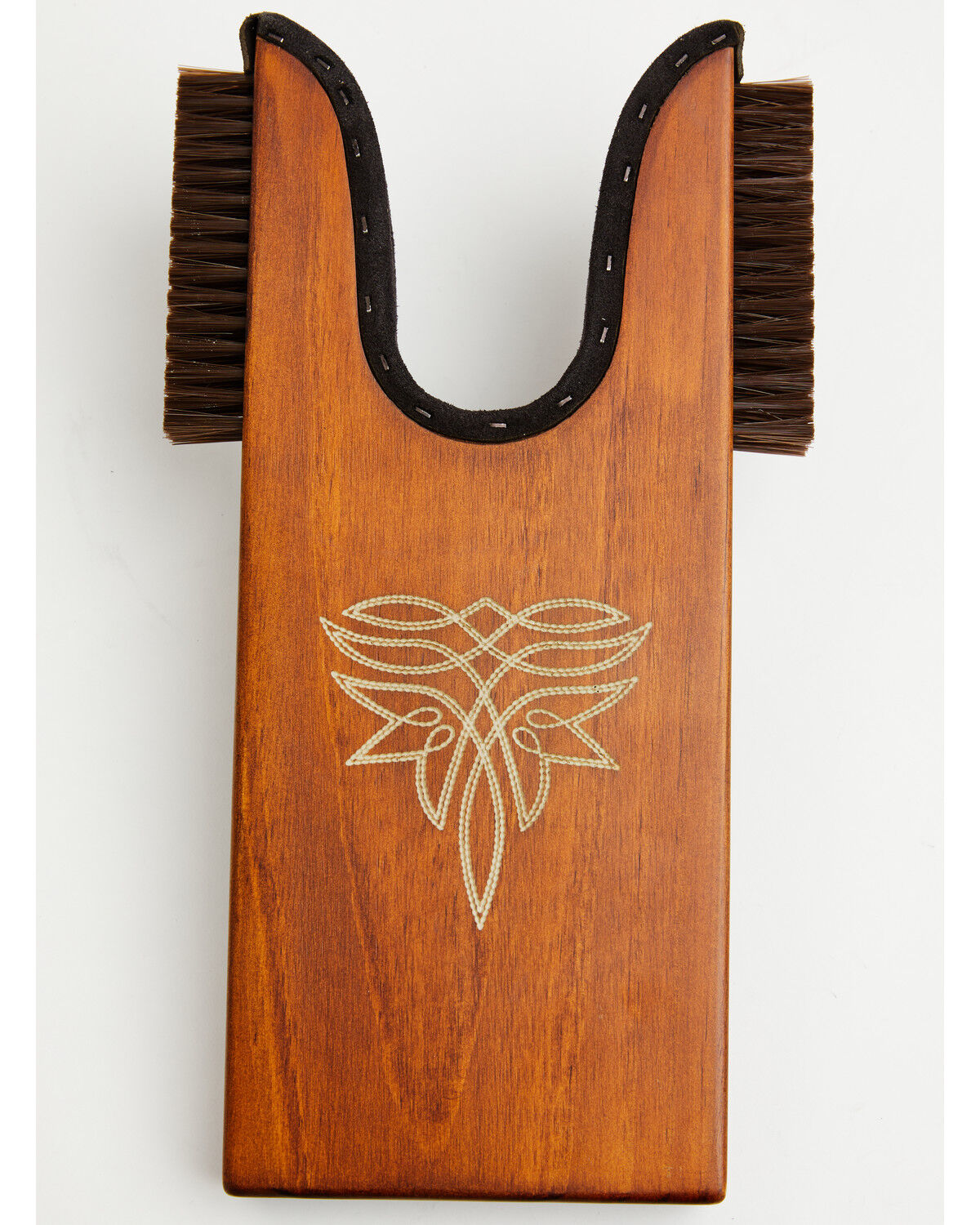 Image #2 - Boot Barn Wildwood Boot Jack With Scrubber, Dark Brown, hi-res