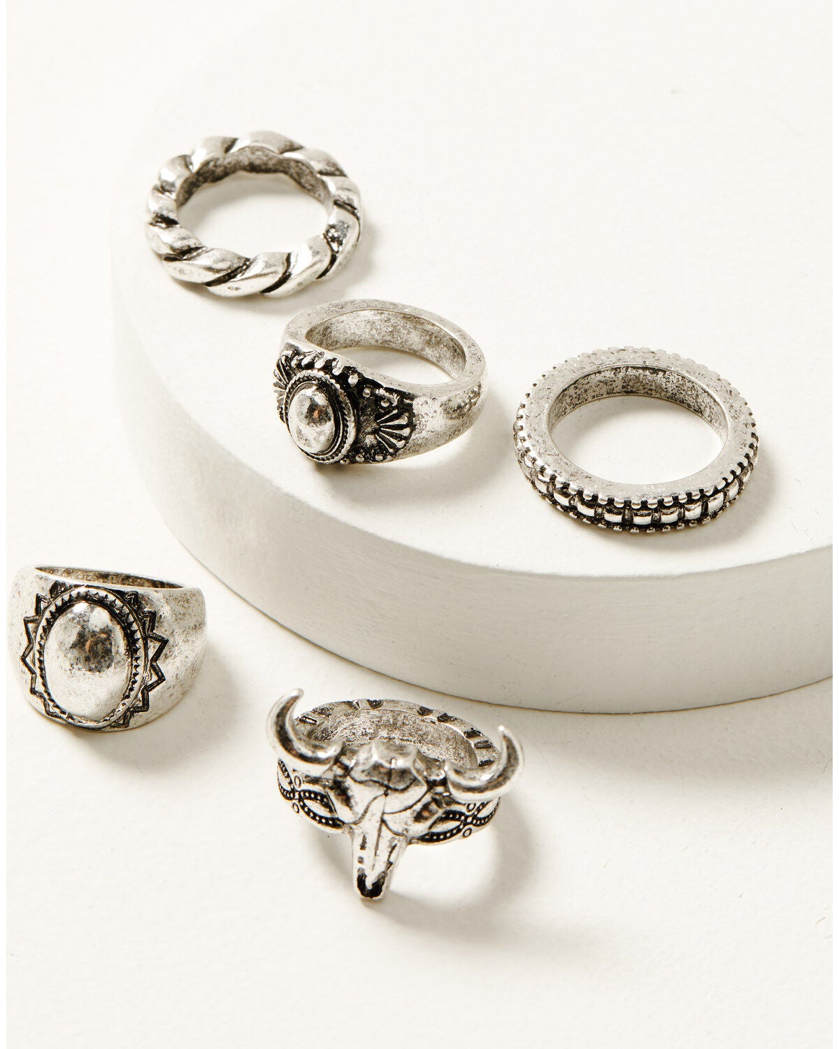 Idyllwind Women's Irondale Ring Set, Silver, hi-res
