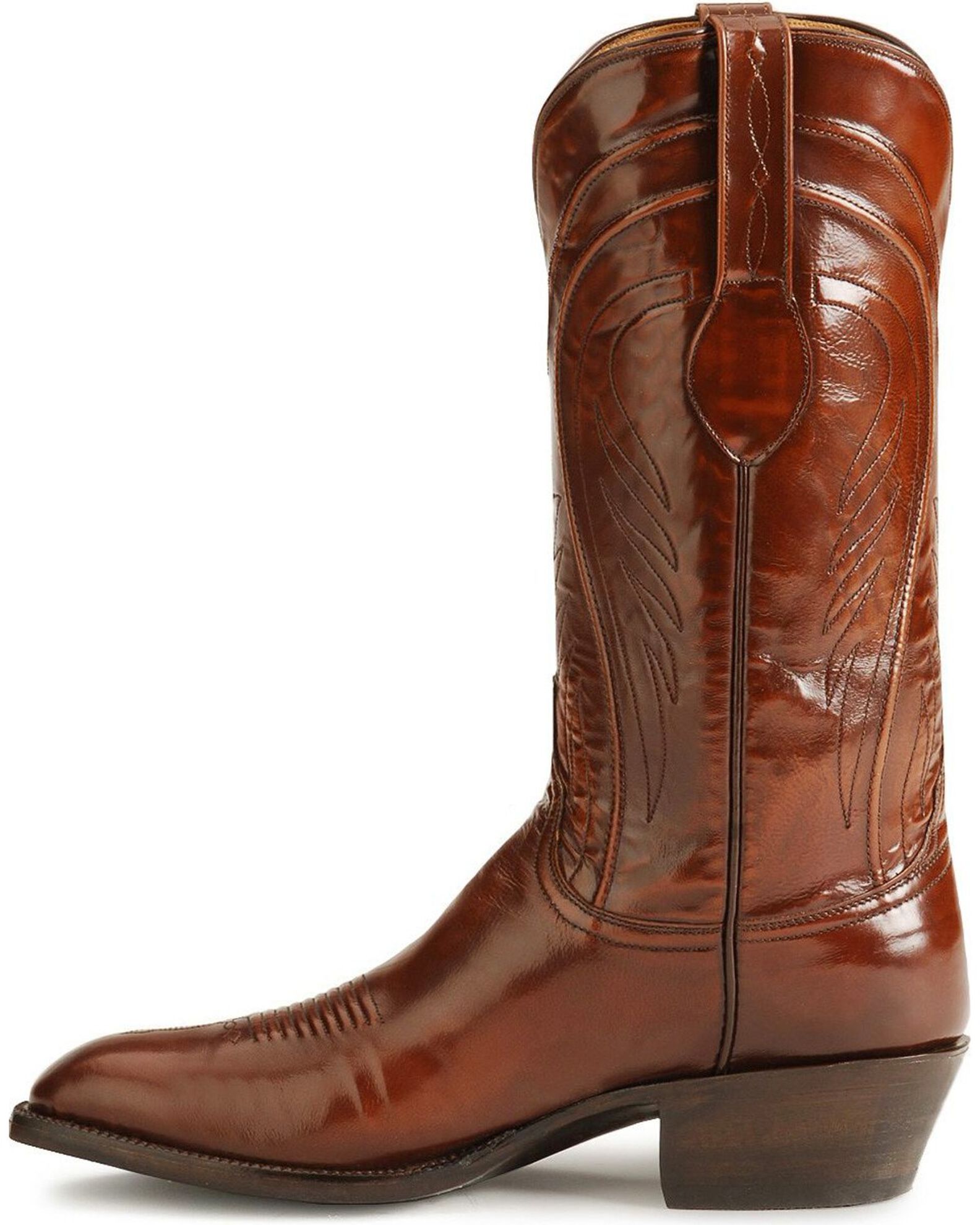 Lucchese Men s Classics Seville Goatskin Boots Square Toe Boot Barn