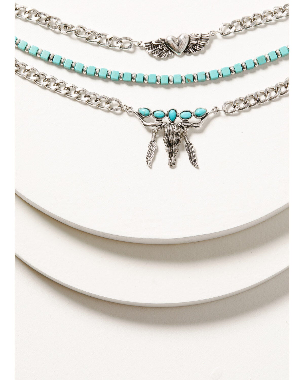 Idyllwind Women's Desert Willow Necklace, Silver, hi-res