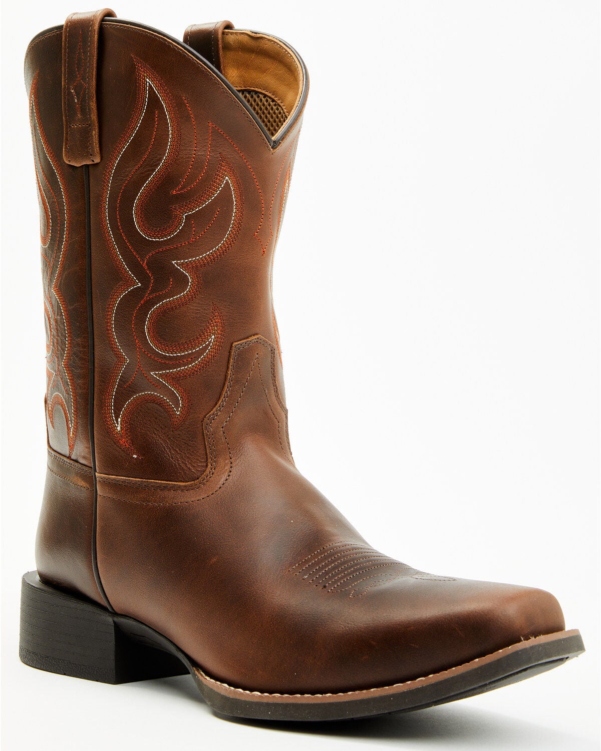 Cody James Ace&trade; Ridge Western Boots - Broad Square Toe, Brown, hi-res