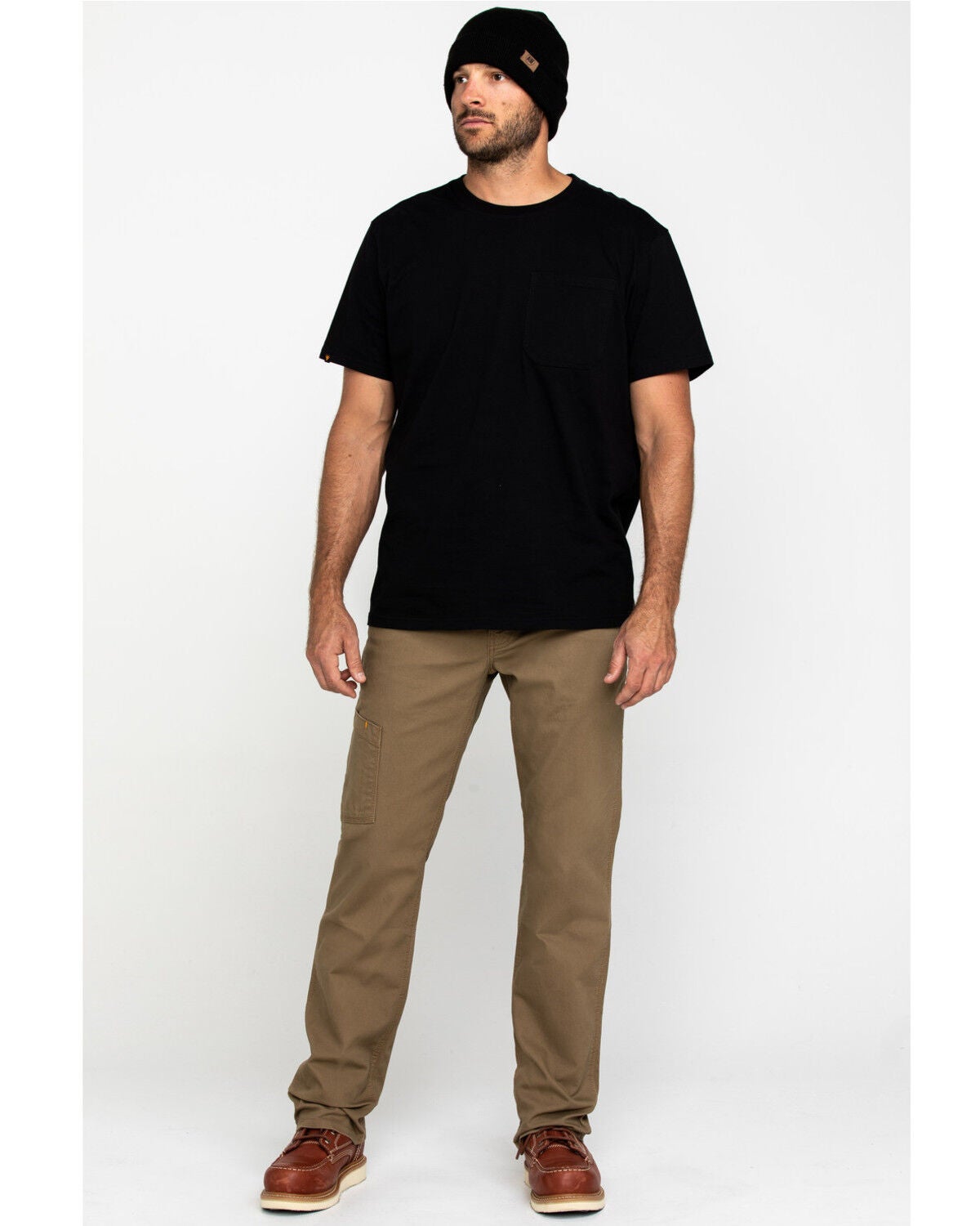 Ariat Men's Khaki Rebar M4 Made Tough Durastretch Straight Leg Work Pants, Beige/khaki, hi-res