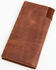 Image #2 - Stetson Men's Steerhead Checkbook Rodeo Wallet, Brown, hi-res