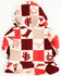 Image #3 - Wrangler Infant Girls' Conversation Print Sherpa Zip-Up Hooded Jacket, Pink, hi-res
