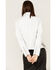 Sidran Women's Studded Moto Leather Jacket, White, hi-res