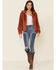 Image #2 - 26 International Women's Rust Faux Fur Hooded Jacket , Rust Copper, hi-res