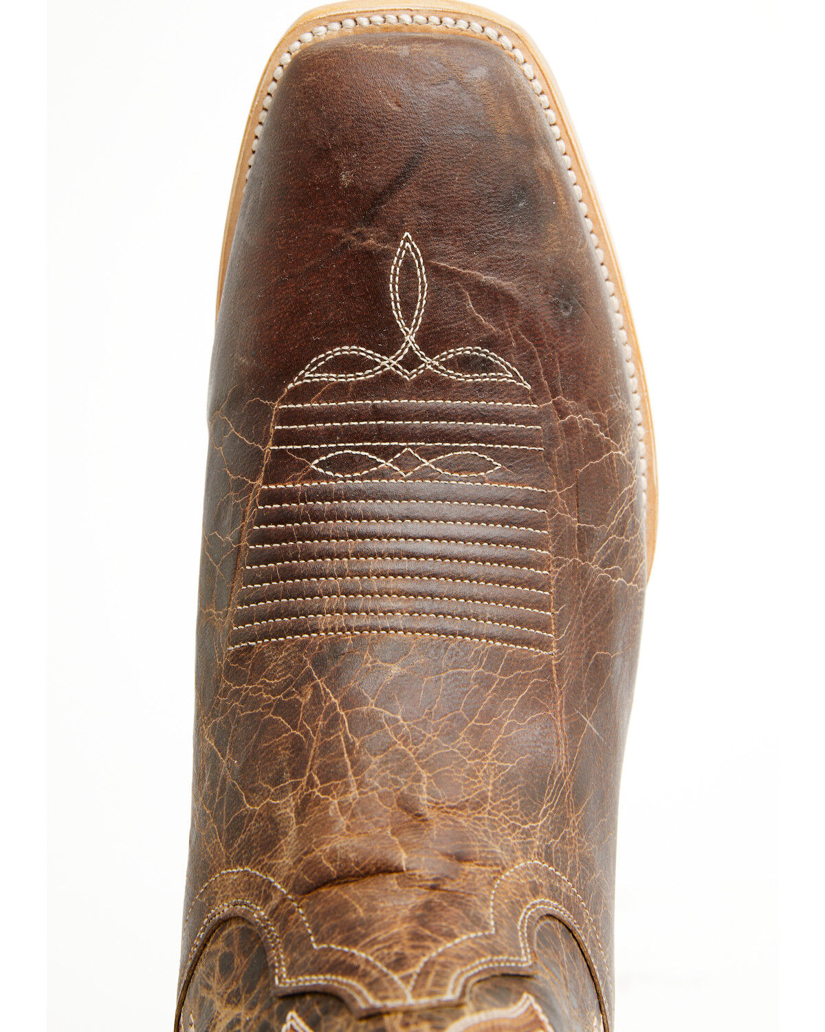 Image #6 - Dan Post Men's Jerry Western Boots - Square Toe, Tan, hi-res