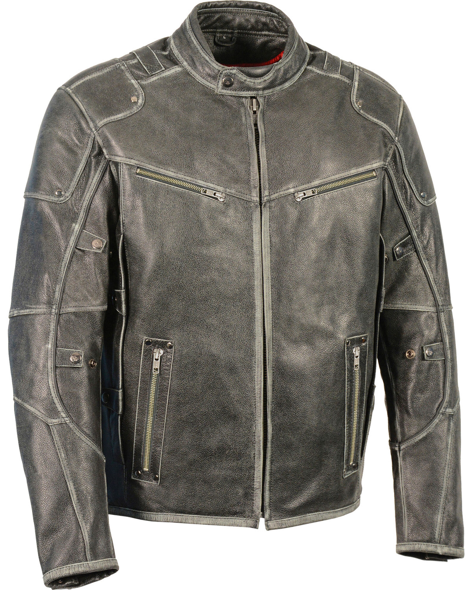 Product Name Milwaukee Leather Men s Vintage Distressed Triple Vented Jacket 3X