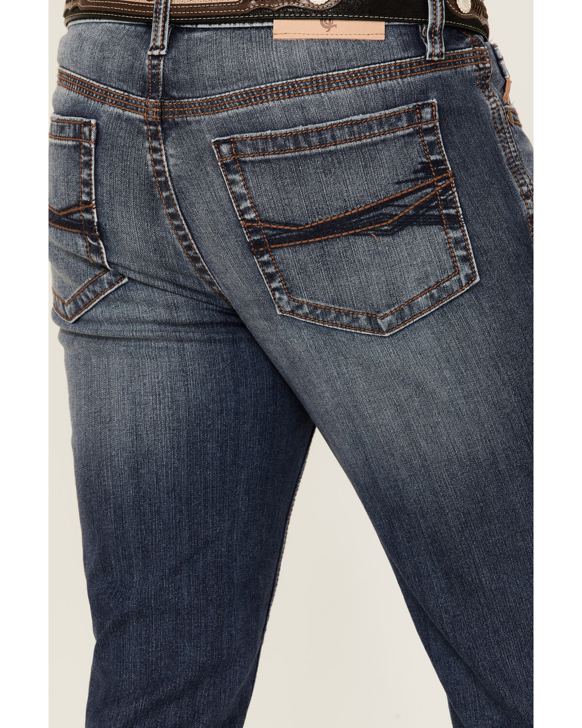 Image #4 - Cody James Core Men's Yuma Wash Wyatt Slim Bootcut Performance Stretch Denim Jeans, Blue, hi-res