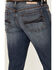 Cody James Core Men's Yuma Medium Wash Stretch Performance Slim Bootcut Jeans , Blue, hi-res