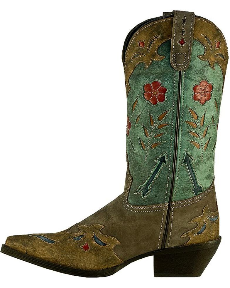 Laredo Women's Floral Western Boots Boot Barn