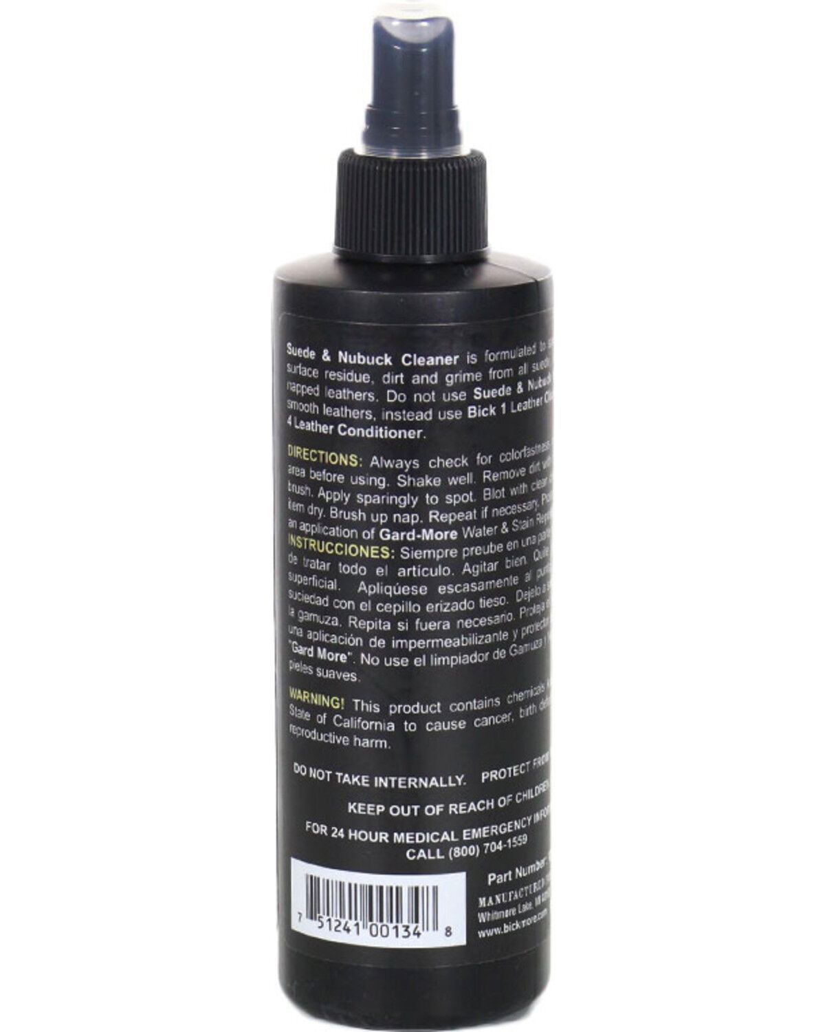 Image #2 - Bickmore Suede & Nubuck Cleaner, Black, hi-res