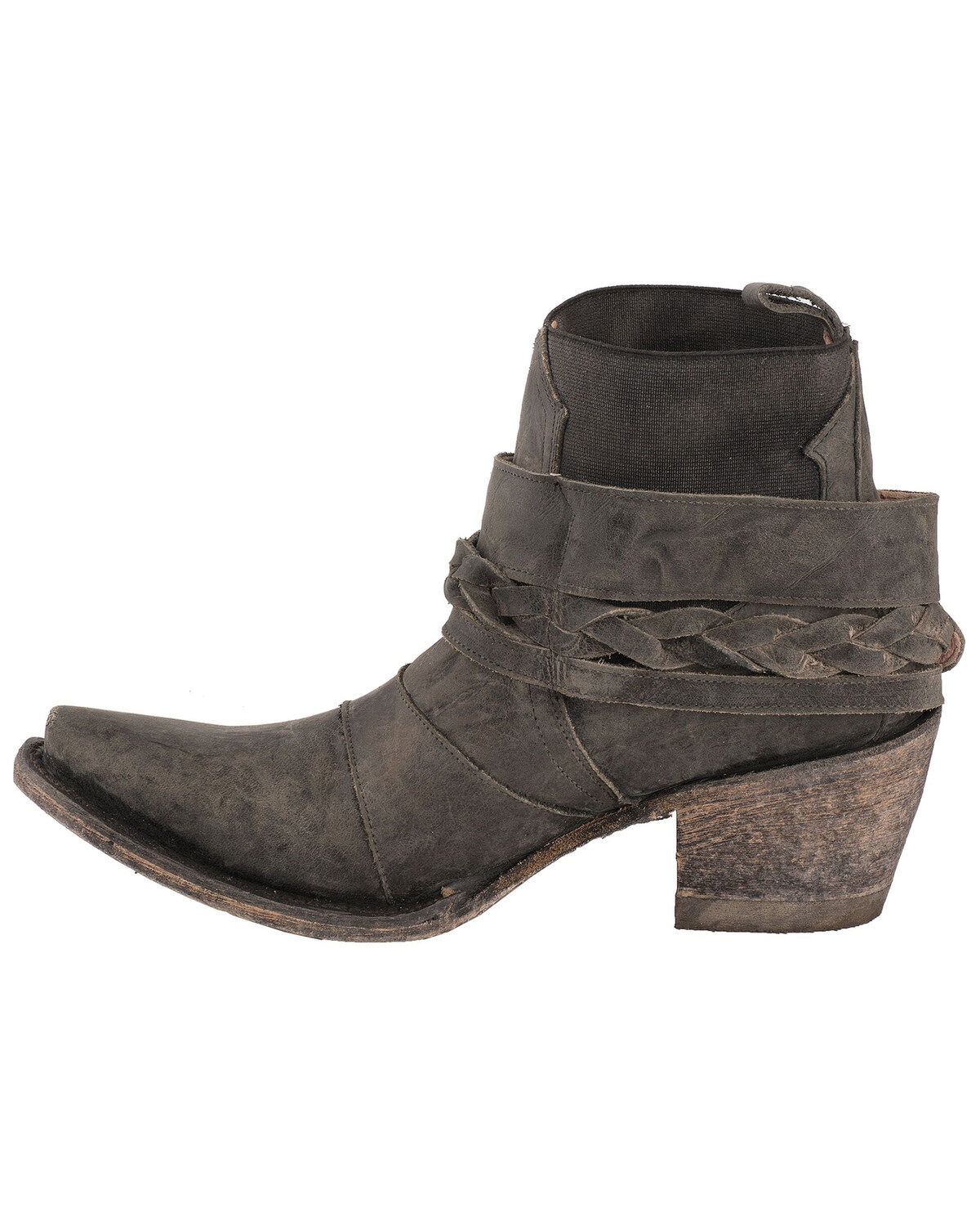Image #3 - Junk Gypsy by Lane Women's HWY 237 Distressed Booties - Snip Toe, , hi-res