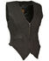 Image #1 - Milwaukee Leather Women's Side Stretch Zipper Front Denim Vest - 3X, Black, hi-res