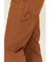 Image #4 - Carhartt Men's Rugged Flex Relaxed Fit Duck Double Front Work Pants, Brown, hi-res