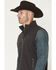 Image #2 - Ariat Men's Phantom Logo Concealed Carry Softshell Vest, , hi-res