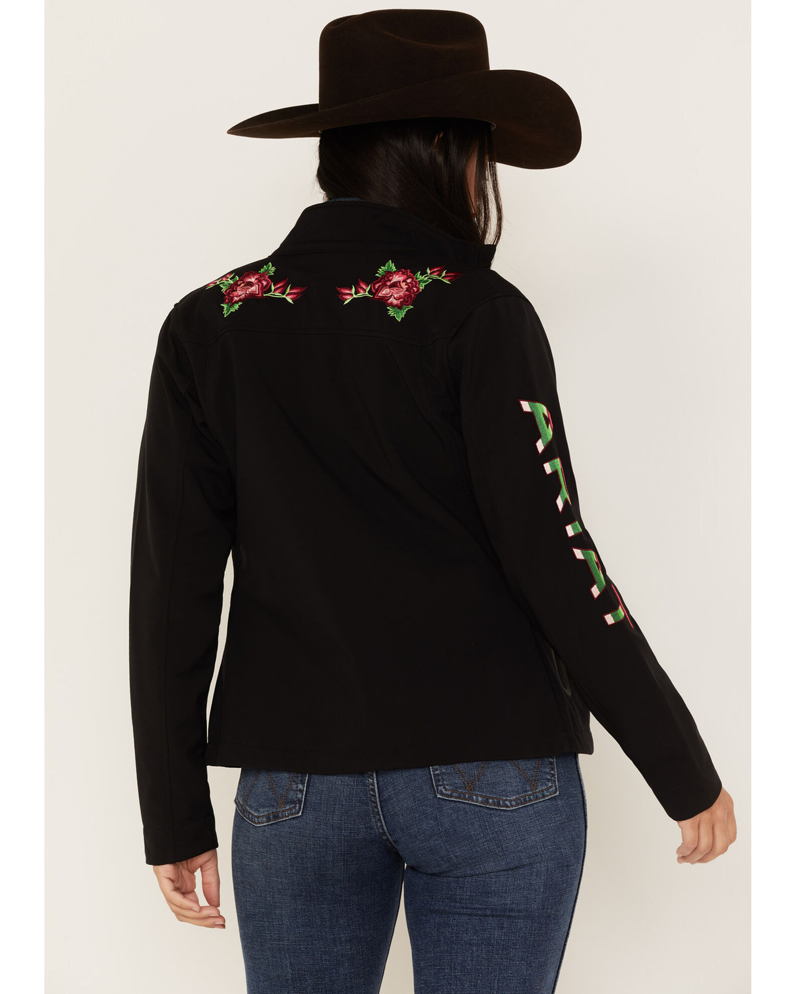 Product Name: Ariat Women's Floral Embroidered Rosas Team Softshell Jacket