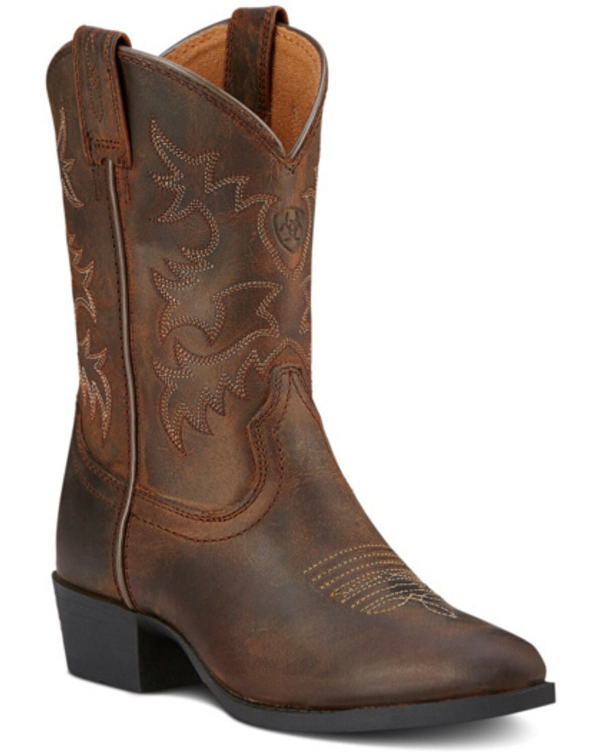 Ariat Boys' Heritage Western Boots - Round Toe, No Color, hi-res