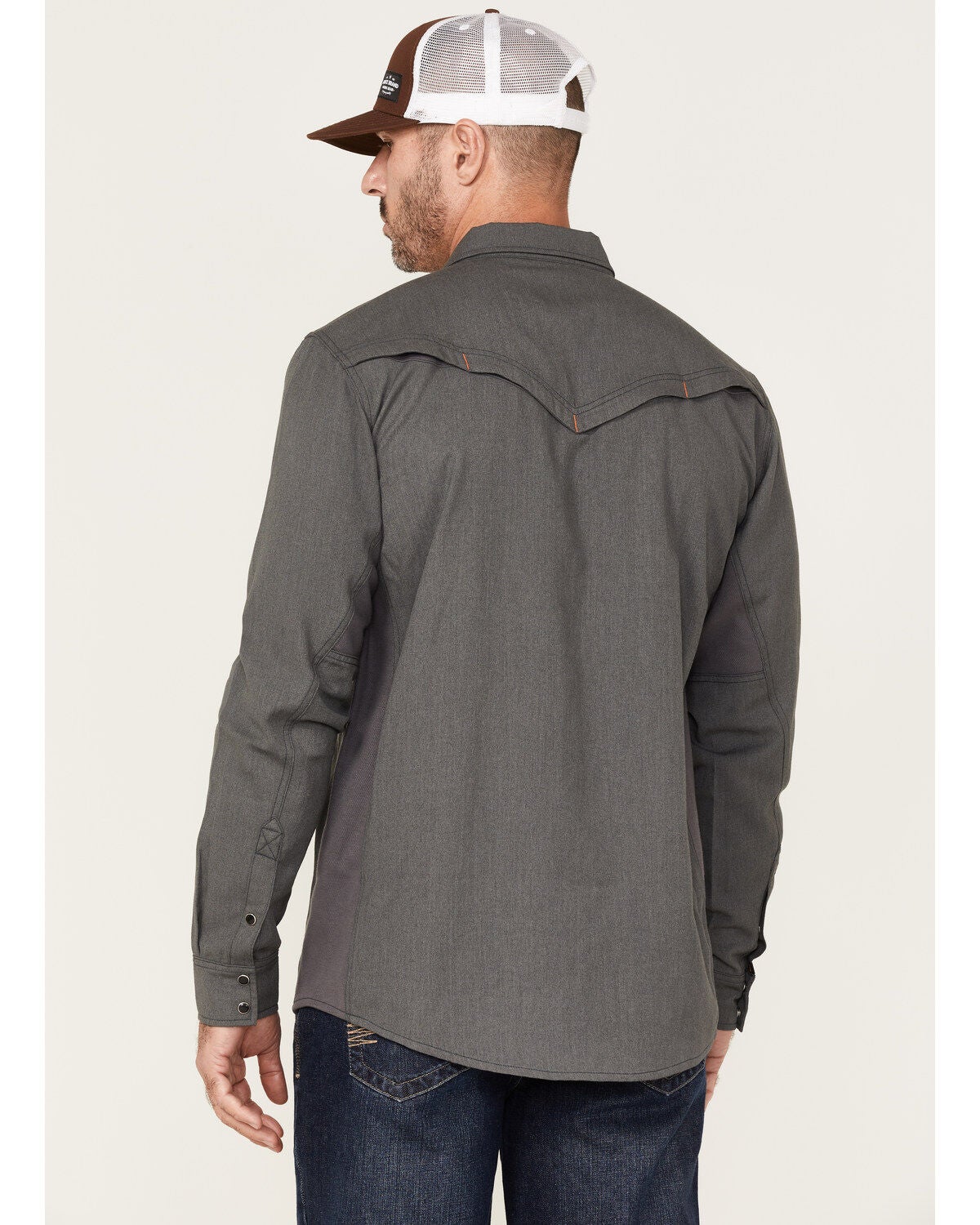 Image #4 - Cody James Men's FR Vented Long Sleeve Button-Down Work Shirt, , hi-res
