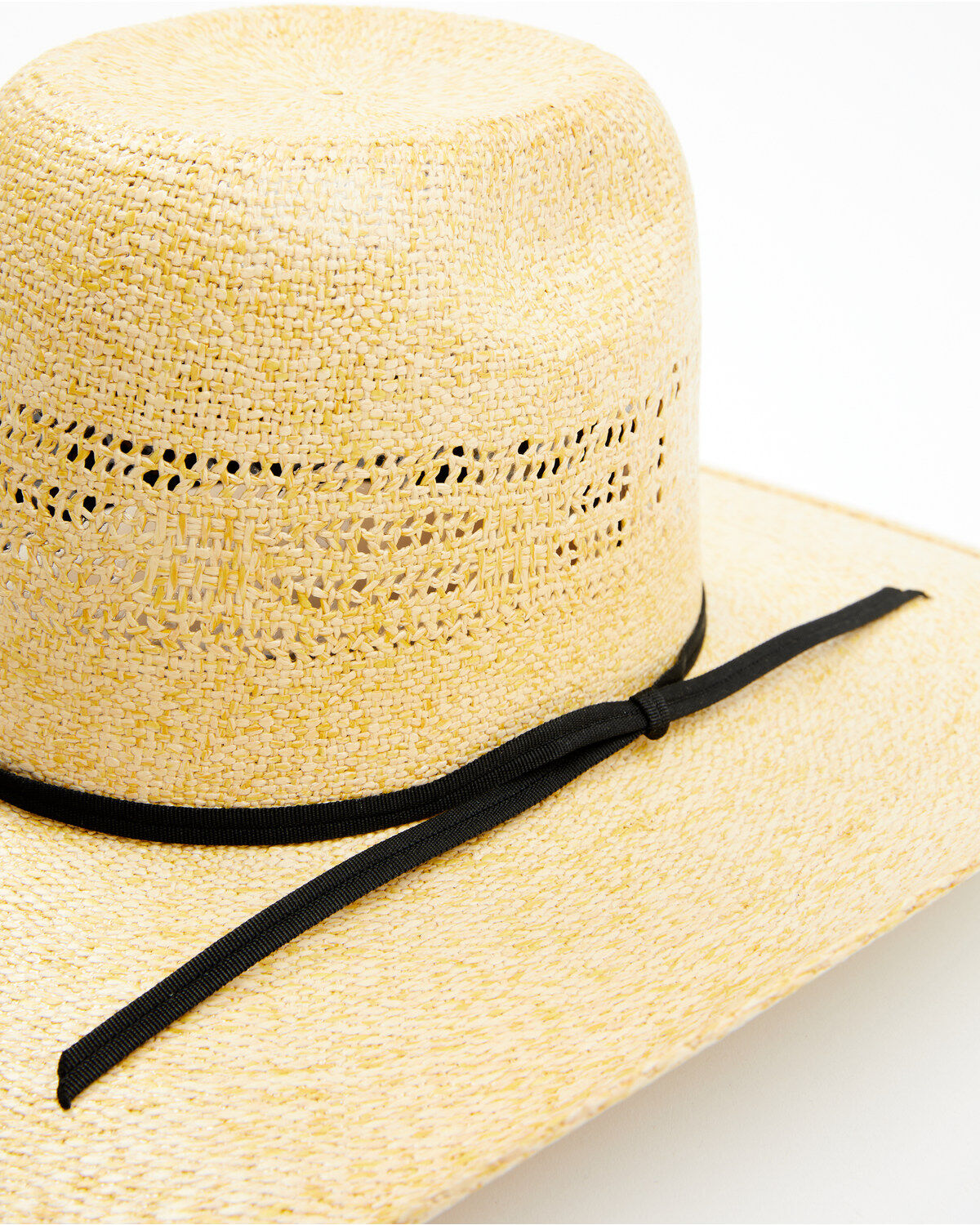 Image #2 - Rodeo King 25X Straw Cowboy Hat, Black, hi-res