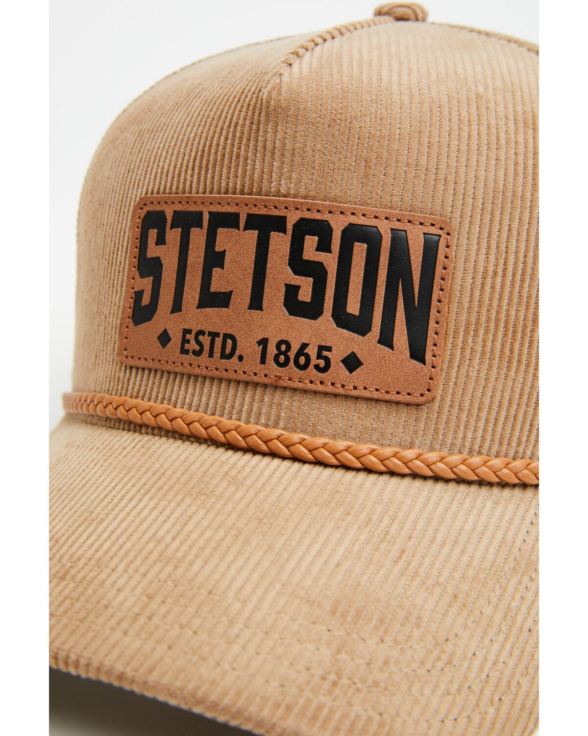 Image #2 - Stetson Men's Corduroy Ball Cap, Tan, hi-res