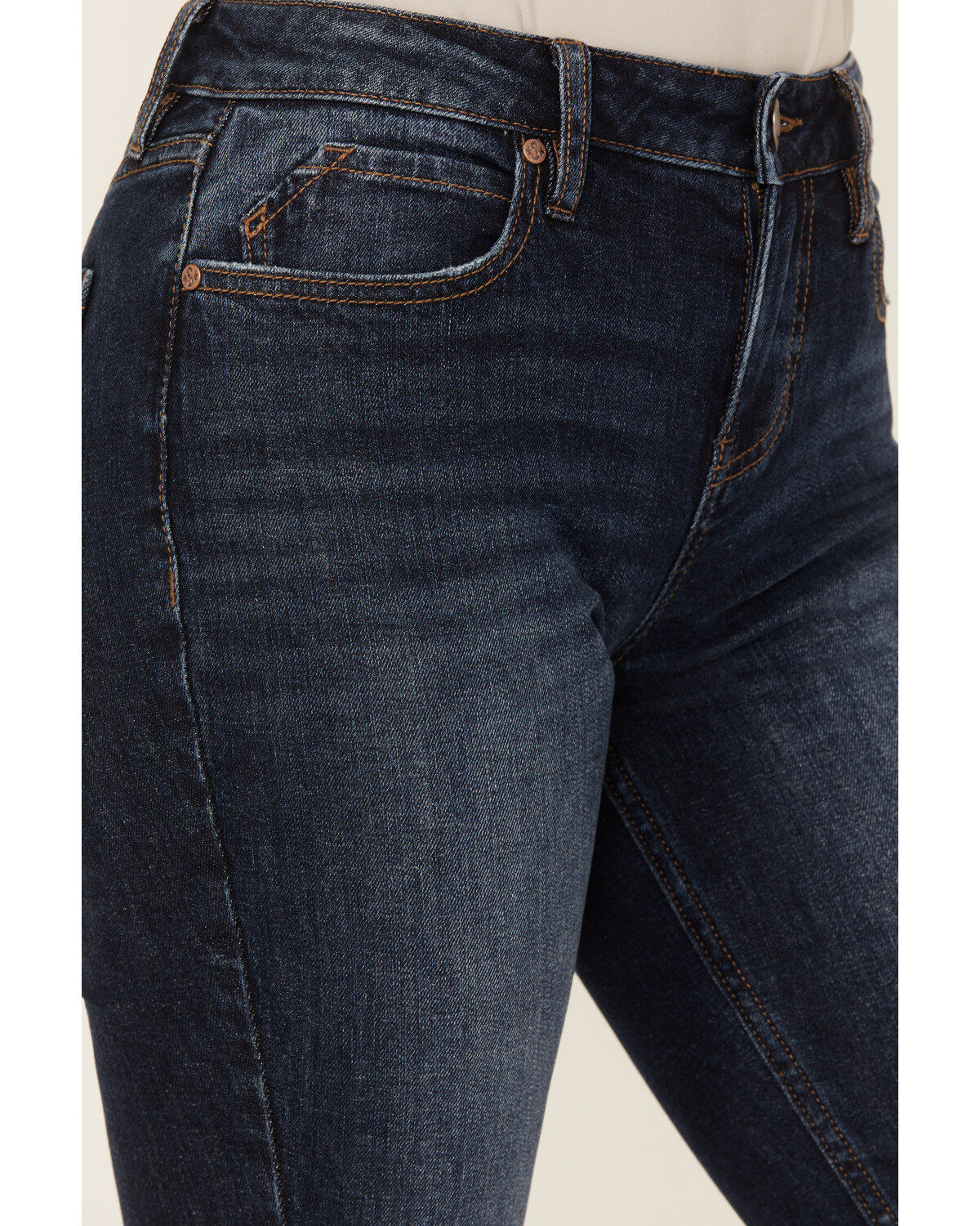 Image #2 - Shyanne Women's Palo Verde High Rise Bootcut Stretch Jeans, Dark Wash, hi-res