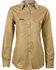 Image #1 - Lapco Women's FR Advanced Comfort Long Sleeve Work Shirt, Beige/khaki, hi-res
