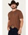 Image #4 - RANK 45® Men's Dust & Glory Short Sleeve Graphic T-Shirt, Lt Brown, hi-res