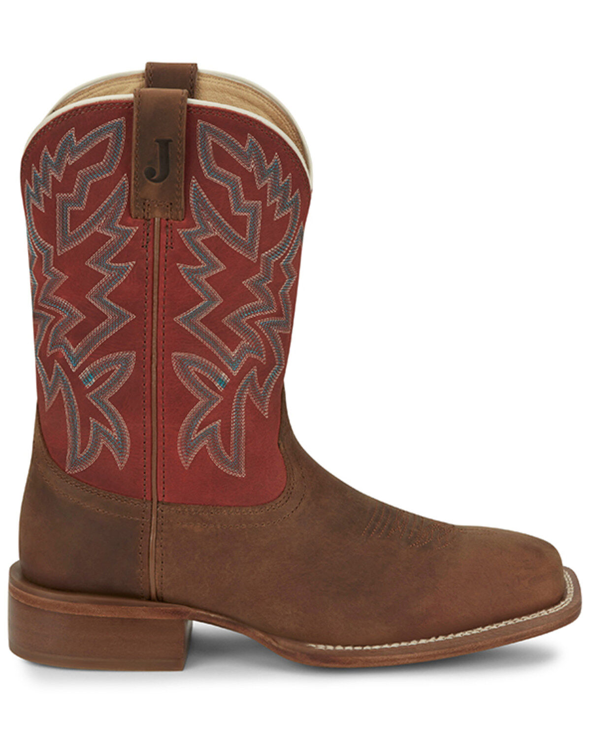 Justin Men's Jackpot Western Boots - Broad Square Toe