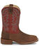 Image #2 - Justin Men's Jackpot Western Boots - Broad Square Toe, Brown, hi-res